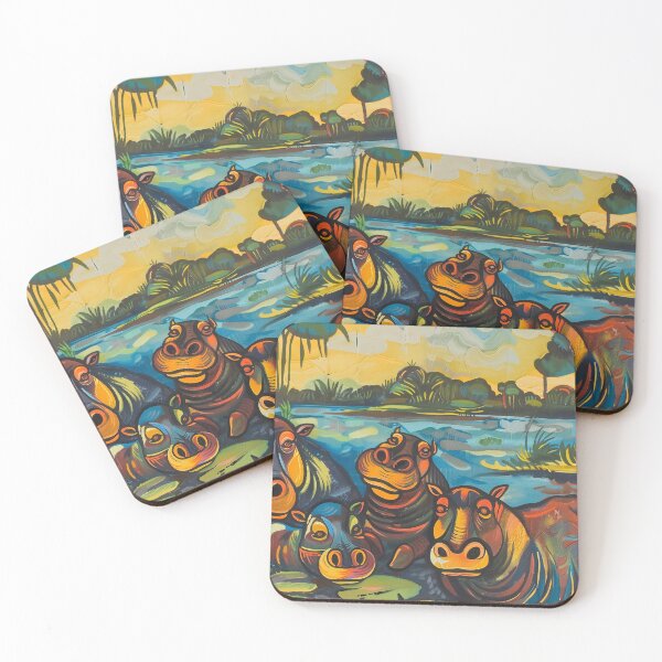 Item preview, Hippos designed and sold by KootenayDesigns.