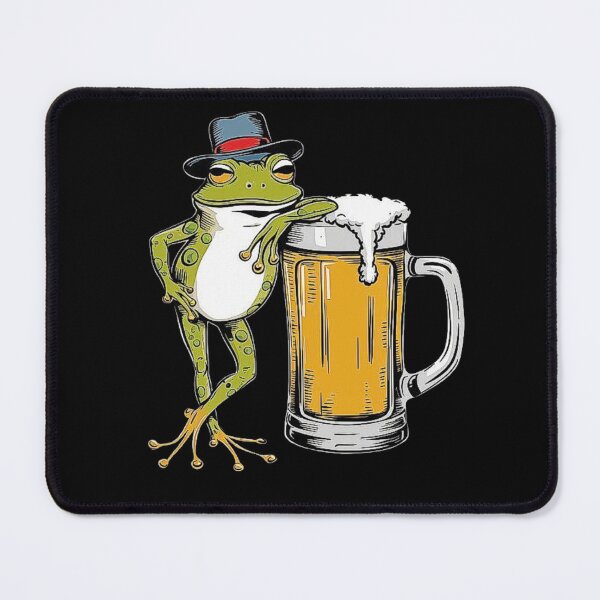 Item preview, Cool Frog with a Beer Mug – Fun Bar and Pub Vibes designed and sold by love3617.