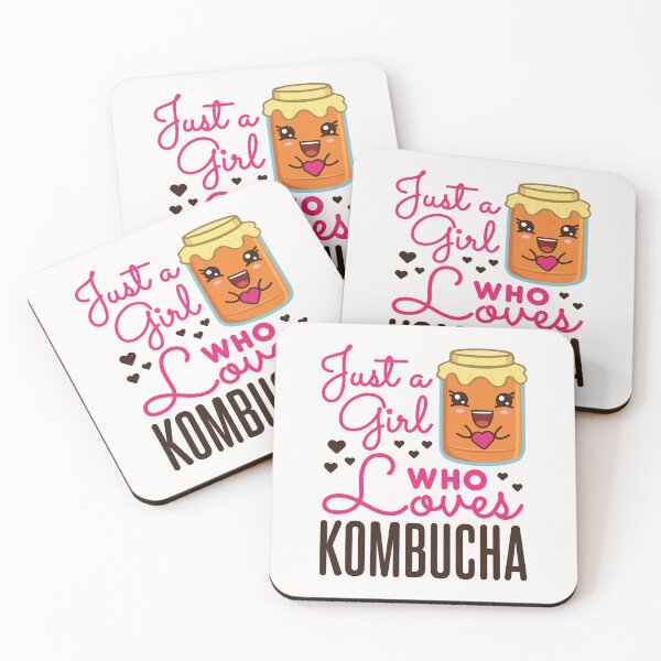 Item preview, Just a Girl Who Loves Kombucha designed and sold by jaygo.