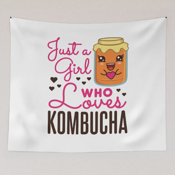 Item preview, Just a Girl Who Loves Kombucha designed and sold by jaygo.