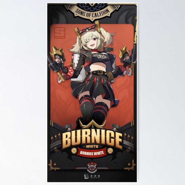 Item preview, Burnice Official Poster, Zenless Zone Zero designed and sold by Astral Drop.