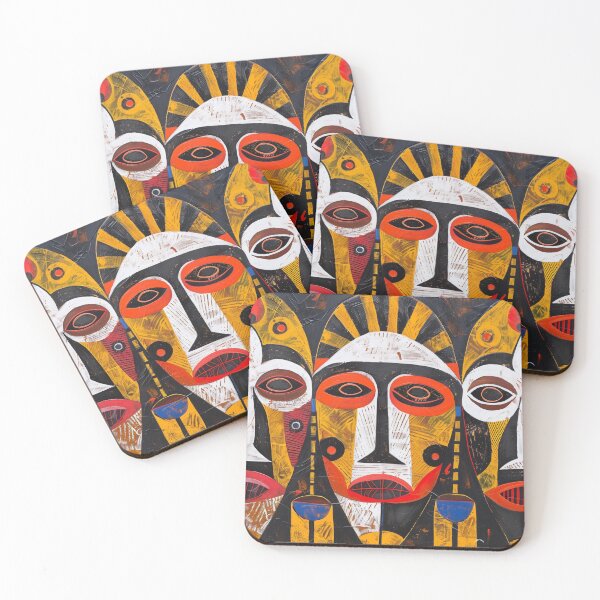 Item preview, Khoisan Masks designed and sold by KootenayDesigns.
