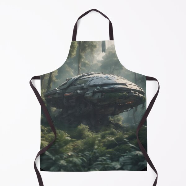 Item preview, Alien - Crashed Spaceship in Forest - 01 designed and sold by kjp-design.