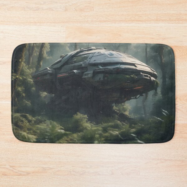 Item preview, Alien - Crashed Spaceship in Forest - 01 designed and sold by kjp-design.