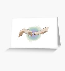 Creation of Adam... And the Dog Greeting Card