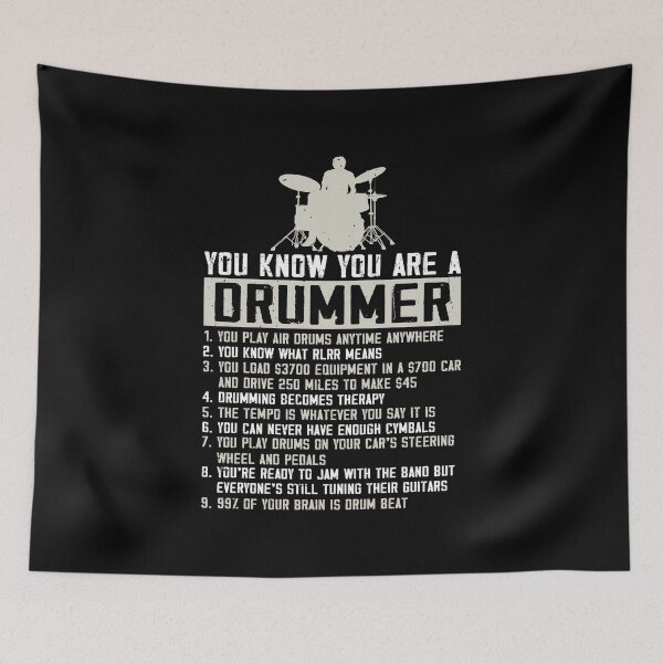 Item preview, Drum Player Percussion Funny You Know You Are A Drummer designed and sold by Rahjihan.