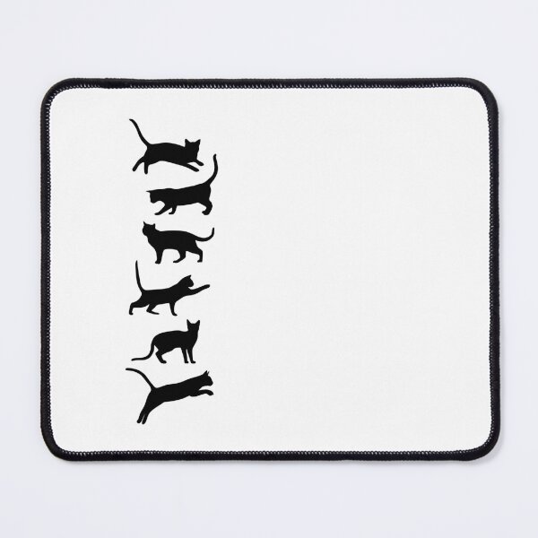 Item preview, Whiskered Wonders: A Dance of Black Cat Silhouettes 2, Unique designed and sold by villacreativa.