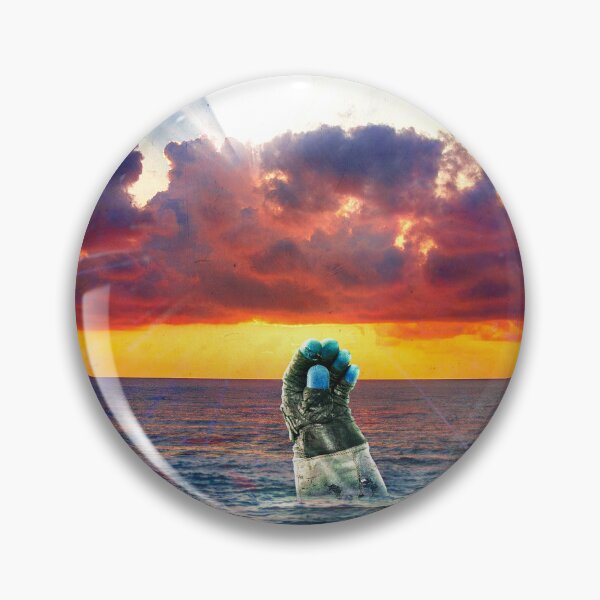 Item preview, "Reaching Beyond: Surreal Sci-Fi Glove Emerging from the Sea designed and sold by seamless.