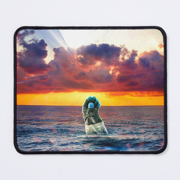Item preview, "Reaching Beyond: Surreal Sci-Fi Glove Emerging from the Sea designed and sold by seamless.