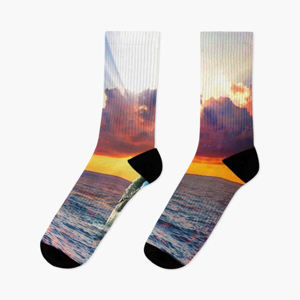 Item preview, "Reaching Beyond: Surreal Sci-Fi Glove Emerging from the Sea designed and sold by seamless.