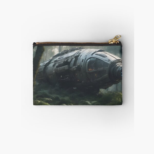 Item preview, Alien - Crashed Spaceship in Forest - 02 designed and sold by kjp-design.