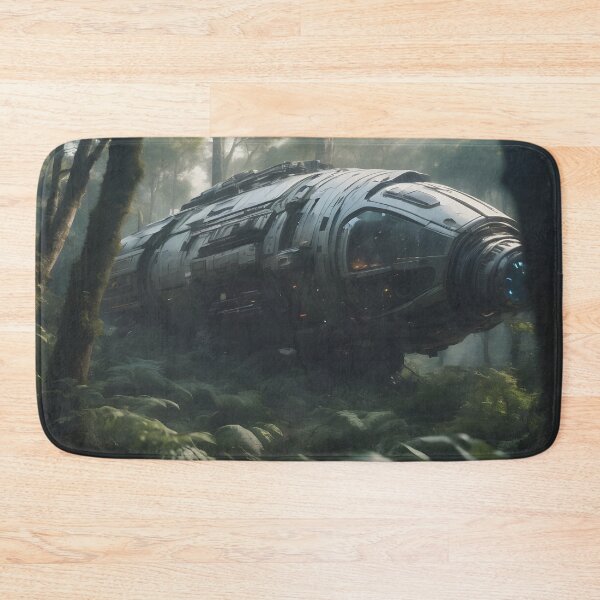 Item preview, Alien - Crashed Spaceship in Forest - 02 designed and sold by kjp-design.