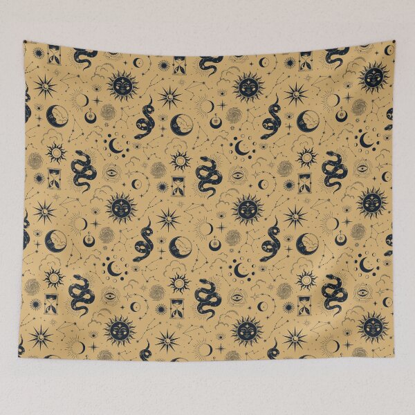 Item preview, Celestial Snakes Sun and Moon Phases designed and sold by JuliaPop.