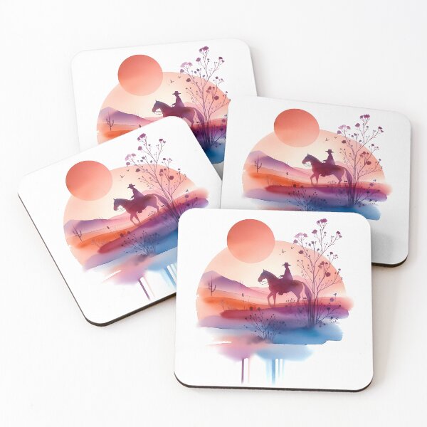 Item preview, Lone Rider at Dusk designed and sold by Vitalka-uk.