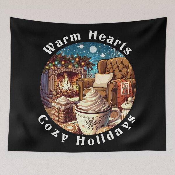 Item preview, Warm Hearts - Cozy Holidays - 1 designed and sold by ArtProjectShop.