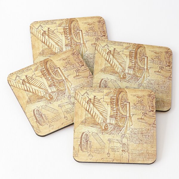 Item preview, Leonardo da Vinci, Drawings of Water Lifting Devices designed and sold by RickE.