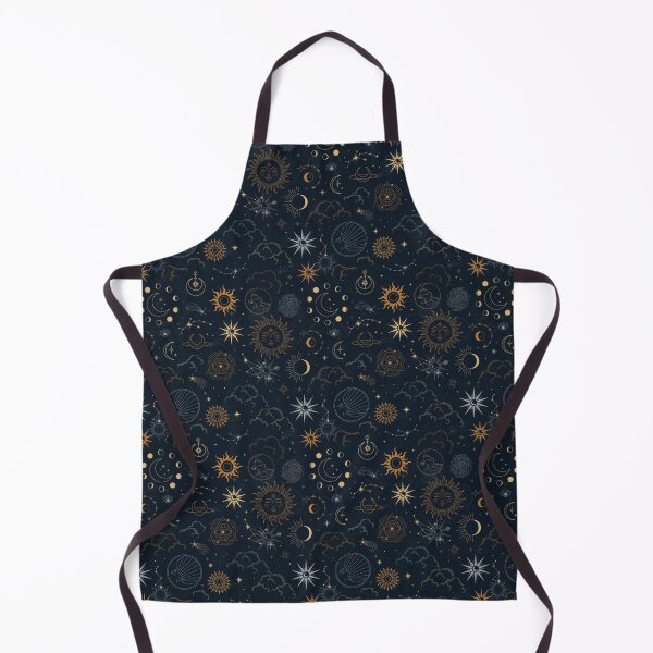Item preview, Dark Celestial Pattern with Sun and Moon, Witchy Aesthetic designed and sold by JuliaPop.