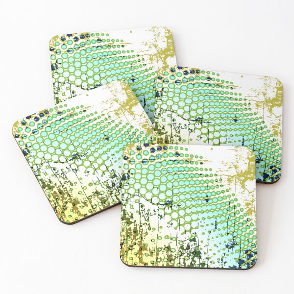 Item preview, Cool Tones Retro Grunge Dot Pattern designed and sold by SportyAndArtful.
