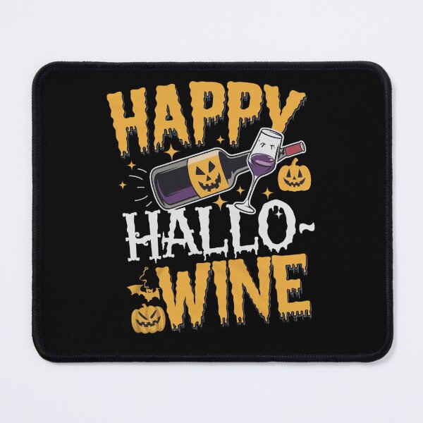 Item preview, Happy hallo-wine! (Pun Happy Halloween for wine lovers) designed and sold by CottonGarb.