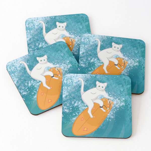Item preview, Surfer Cat designed and sold by nnnicolez.