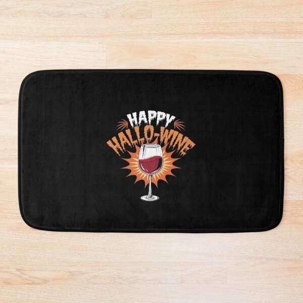 Item preview, Happy hallo-wine (Happy halloween wine pun, funny vintage comic style) designed and sold by CottonGarb.