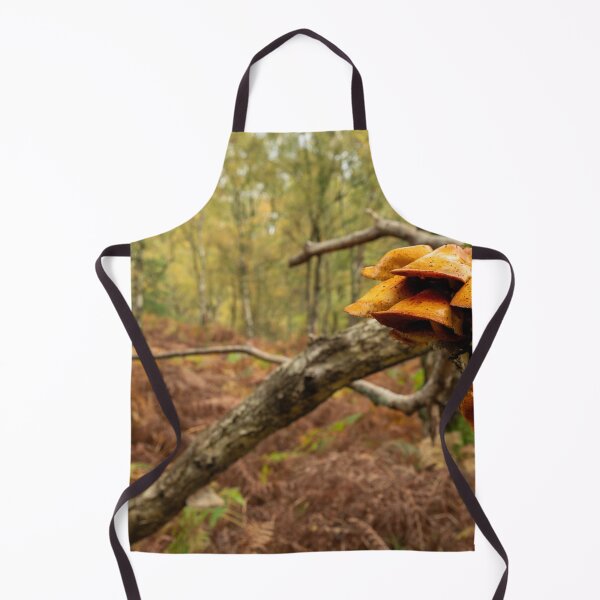 Item preview, Orange coloured fungi on a moss covered tree designed and sold by RobThorley.