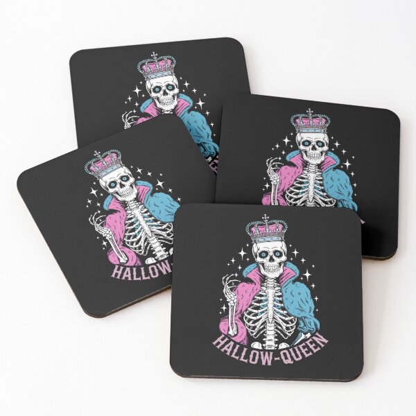Item preview, Hallow-queen (Halloween Queen Funny Skeleton Design in Vintage Style) designed and sold by CottonGarb.