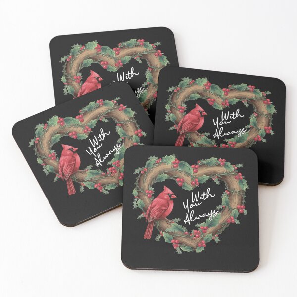 Item preview, Cardinal Bird With You Always Sympathy Memorial Gift designed and sold by Cute & Sassy Custom Gifting Boutiques.