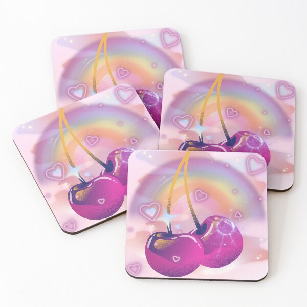 Item preview, Pink cherry, rainbow  designed and sold by Abelievingheart.