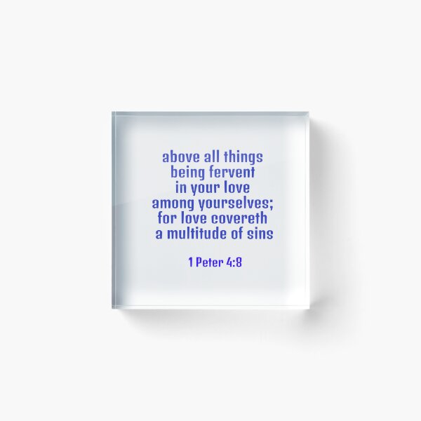 Item preview, 1 Peter 4:8 ASV designed and sold by Gentle40Winks.
