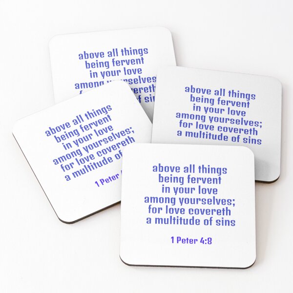 Item preview, 1 Peter 4:8 ASV designed and sold by Gentle40Winks.