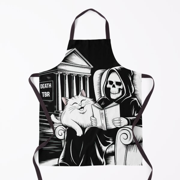 Item preview, La Parca y el Gato Leyendo la Muerte por TBR designed and sold by FallenStarArt.