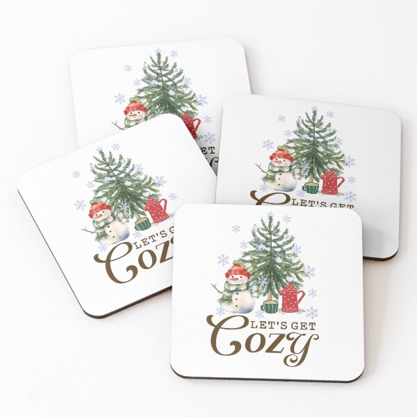 Item preview, Let's get cozy  Holly Jolly  Holiday wishes  Joyful season Christmas lettering Season Joy                                                                                       designed and sold by onzpacesdesign.