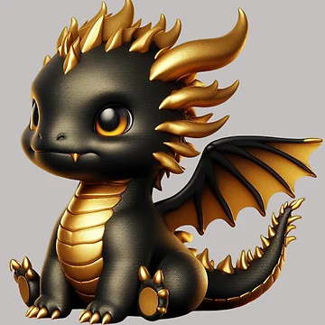 Artwork thumbnail, Cute Dragon  by RWT-Design