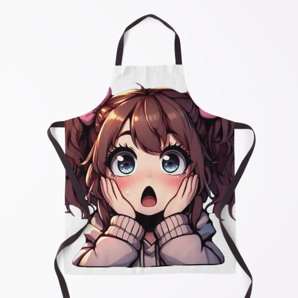Item preview, Surprised Cute Cartoon Girl designed and sold by GeneralDaily.
