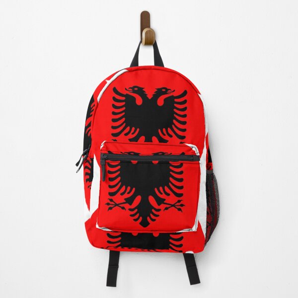 Item preview, Albania Flag Round designed and sold by MoonElite.
