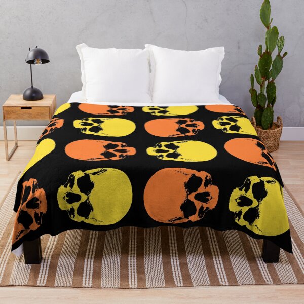 Item preview, Skulls Yellow Orange designed and sold by einmal-art.