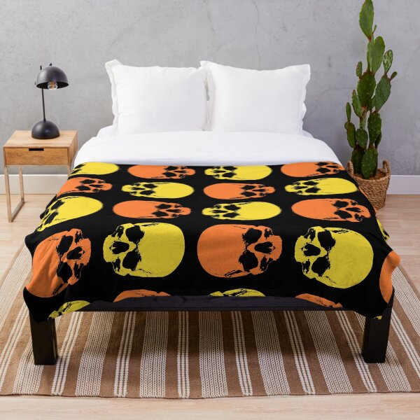 Item preview, Skulls Yellow Orange designed and sold by einmal-art.