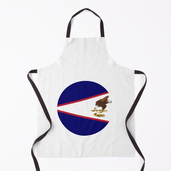 Item preview, American-Samoa Flag Round designed and sold by MoonElite.
