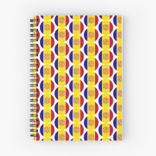 Item preview, Andorra Flag Round designed and sold by MoonElite.