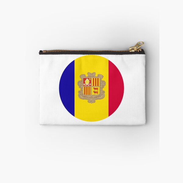 Item preview, Andorra Flag Round designed and sold by MoonElite.