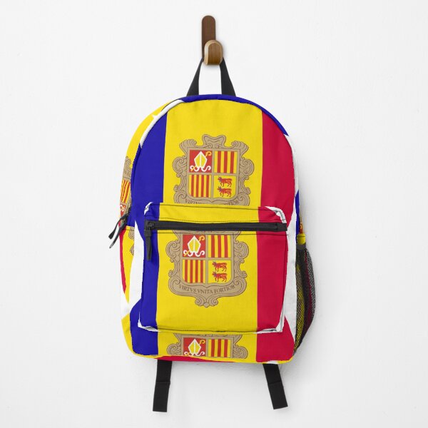 Item preview, Andorra Flag Round designed and sold by MoonElite.