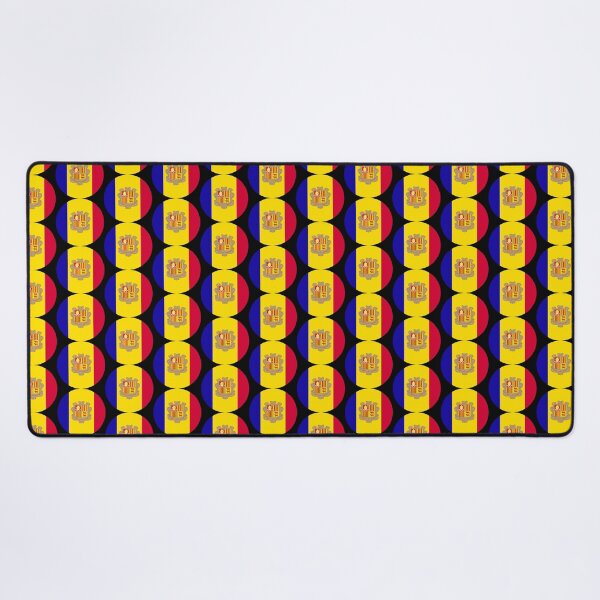 Item preview, Andorra Flag Round designed and sold by MoonElite.