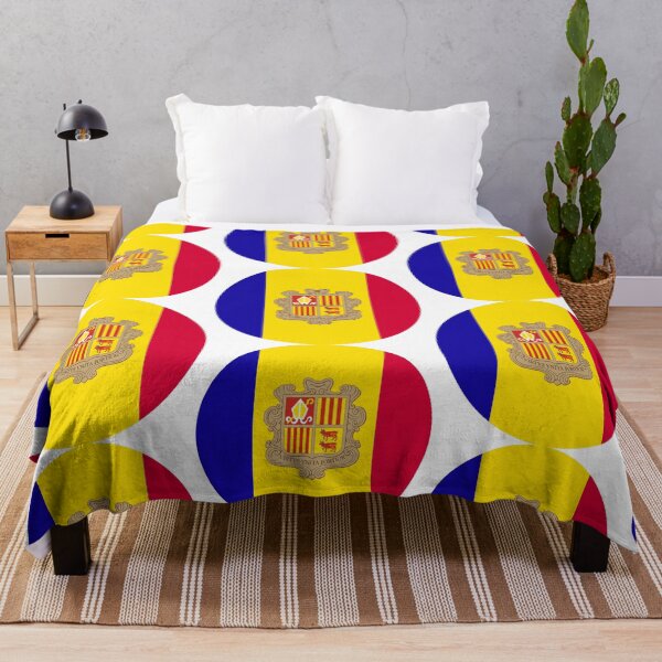 Item preview, Andorra Flag Round designed and sold by MoonElite.