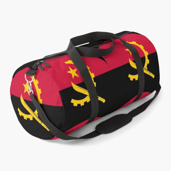 Item preview, Angola Flag Round designed and sold by MoonElite.