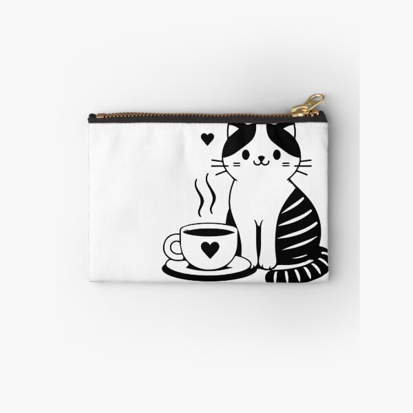 Item preview, cat coffee sticker designed and sold by Me-design34.