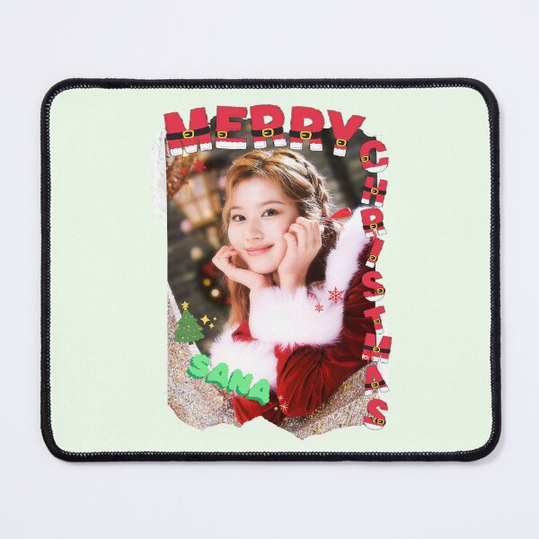 TWICE Sana Christmas Fanart Festive Collage