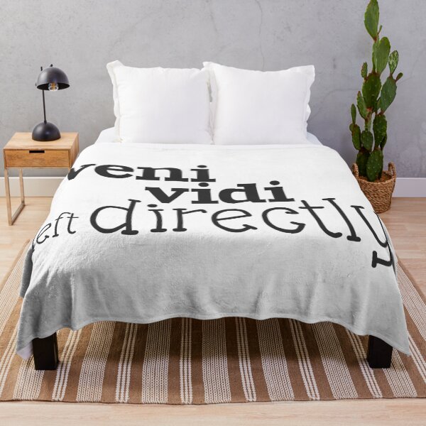 Item preview, veni, vidi, left directly designed and sold by VariousGoodies.