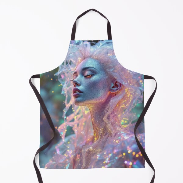 Item preview, Ethereal woman in iridescent glow designed and sold by yearmoe.