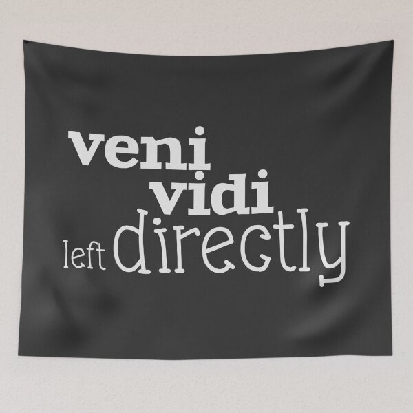 Item preview, veni, vidi, left directly designed and sold by VariousGoodies.